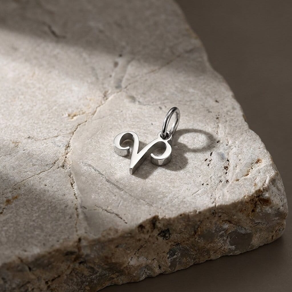 Pendentif Signe Astrologique Homme Argent Breloque