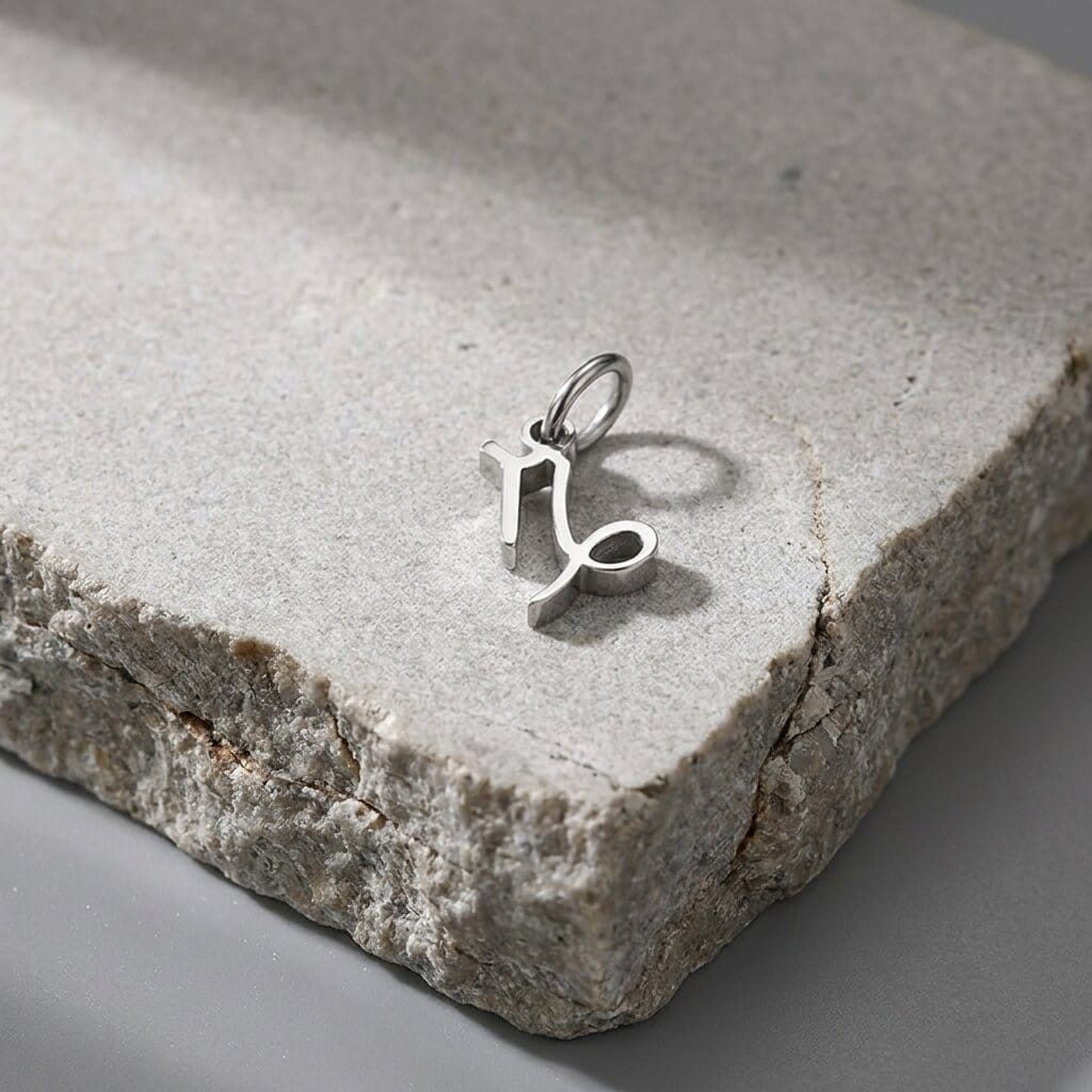 Pendentif Signe Astrologique Homme Argent Breloque