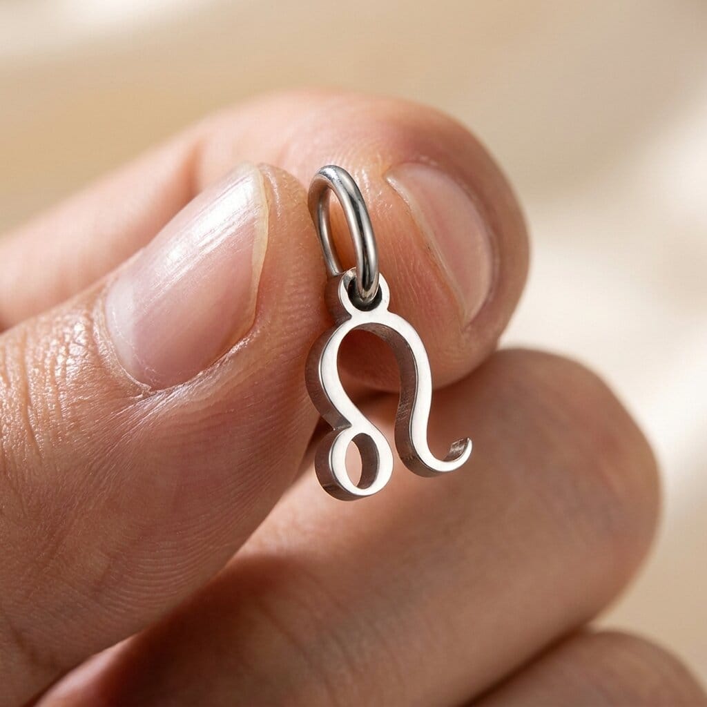 Pendentif Signe Astrologique Homme Argent Breloque