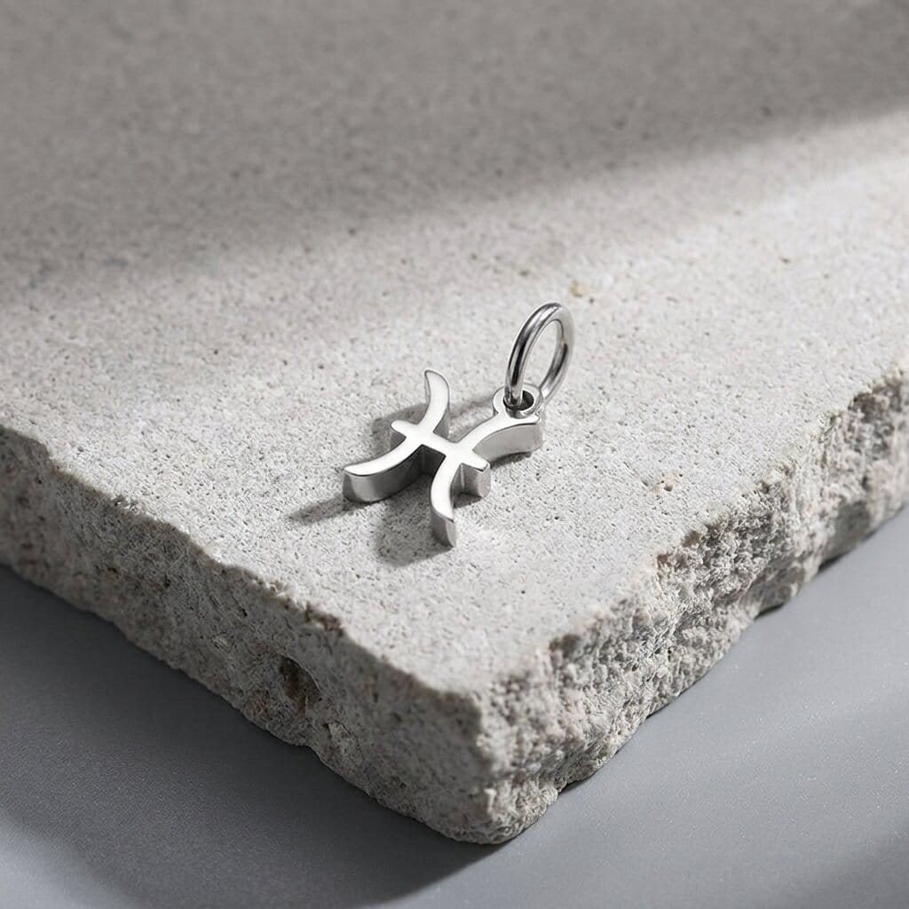 Pendentif Signe Astrologique Homme Argent Breloque