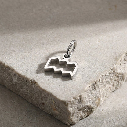 Pendentif Signe Astrologique Homme Argent Breloque