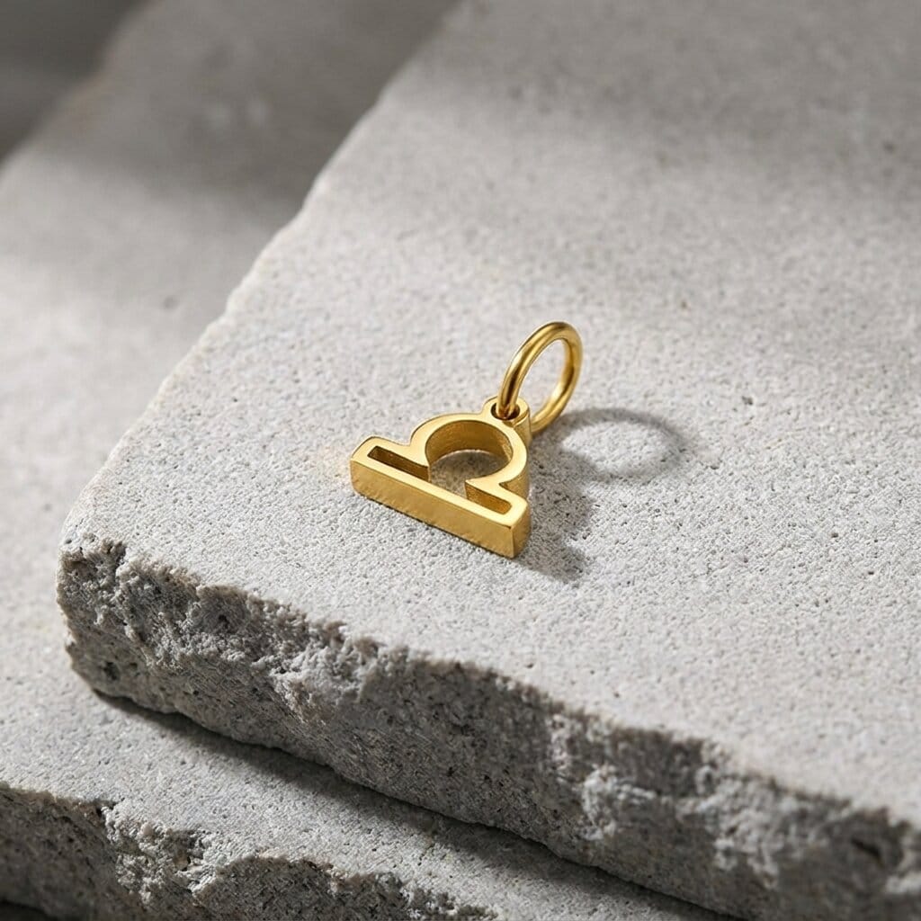 Pendentif Signe Astrologique Homme Or Breloque