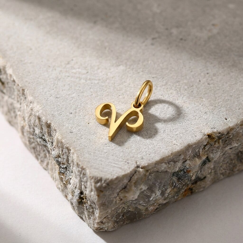 Pendentif Signe Astrologique Homme Or Breloque