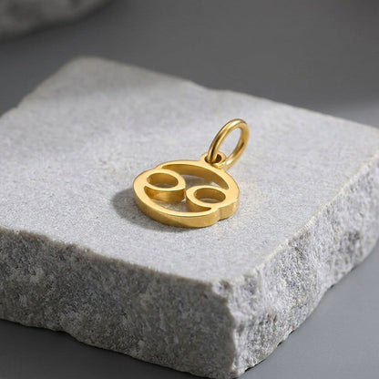 Pendentif Signe Astrologique Homme Or Breloque