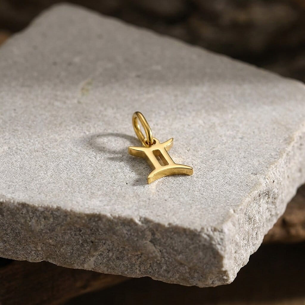Pendentif Signe Astrologique Homme Or Breloque