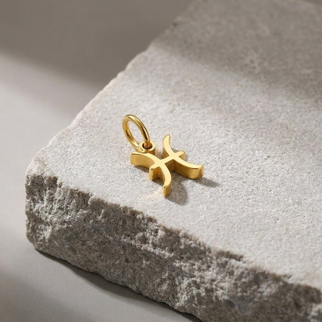 Pendentif Signe Astrologique Homme Or Breloque