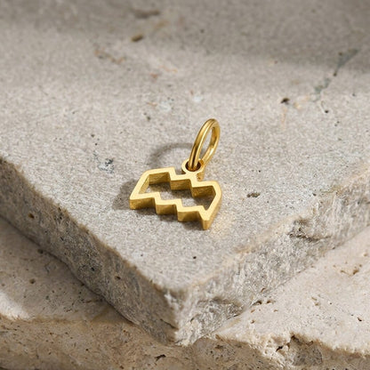 Pendentif Signe Astrologique Homme Or Breloque