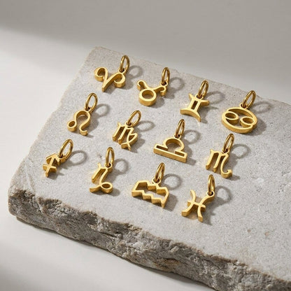 Pendentif Signe Astrologique Homme Or Breloque