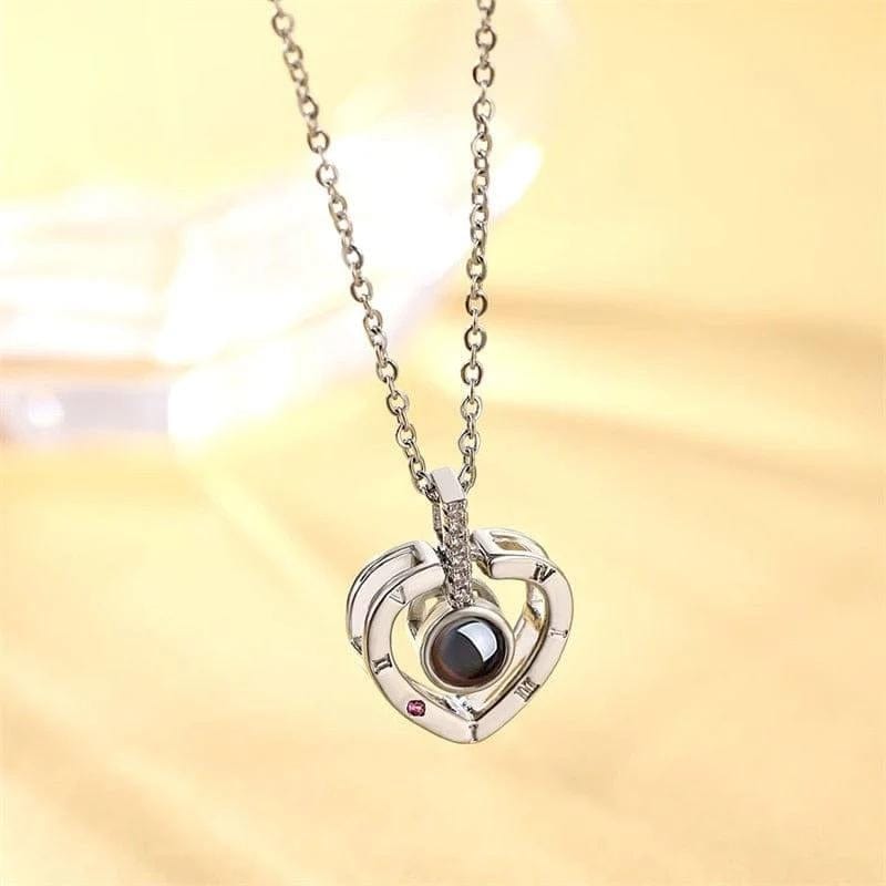 Collier et Pendentif Projection Photo Personnalisé
