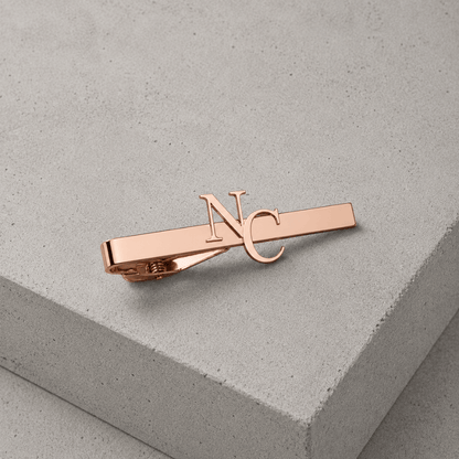 Pince à Cravate Personnalisée Homme Luxe Acier