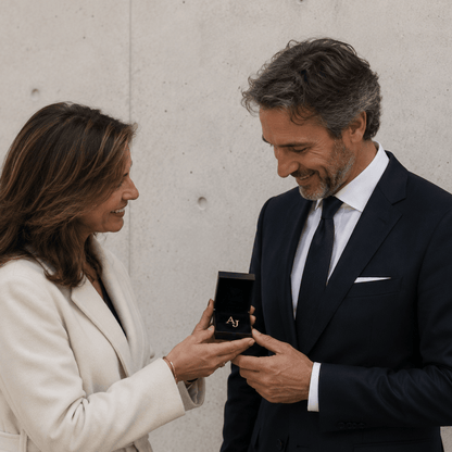 Pins Personnalisé Homme Métal Gravé Initiales