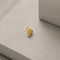 Pins Personnalisé Homme Métal Gravé Initiales