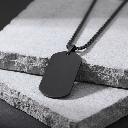 Collier Plaque Militaire Personnalisable Homme