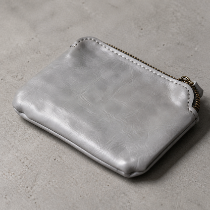 Pochette Porte-Monnaie Homme Zippée Compacte