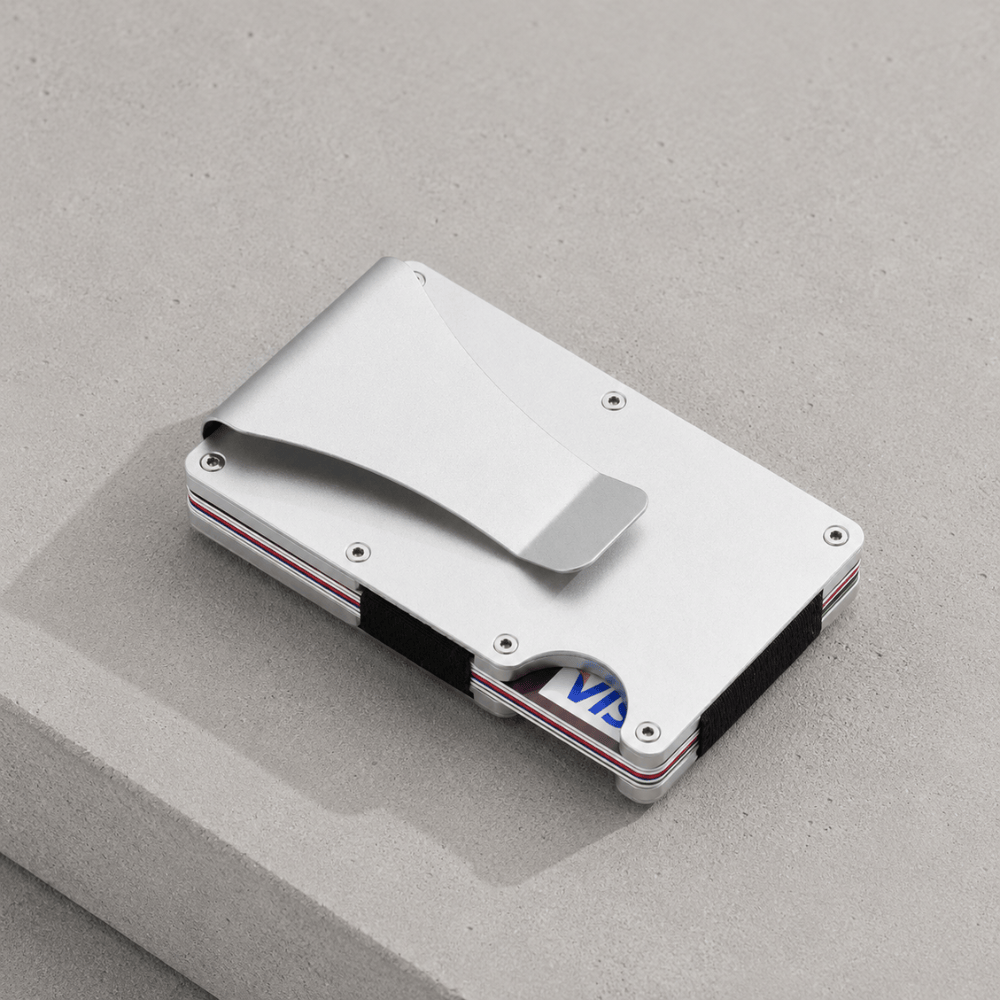Porte-Cartes Homme Aluminium RFID Pince à Billets