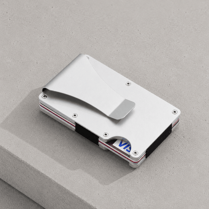 Porte-Cartes Homme Aluminium RFID Pince à Billets