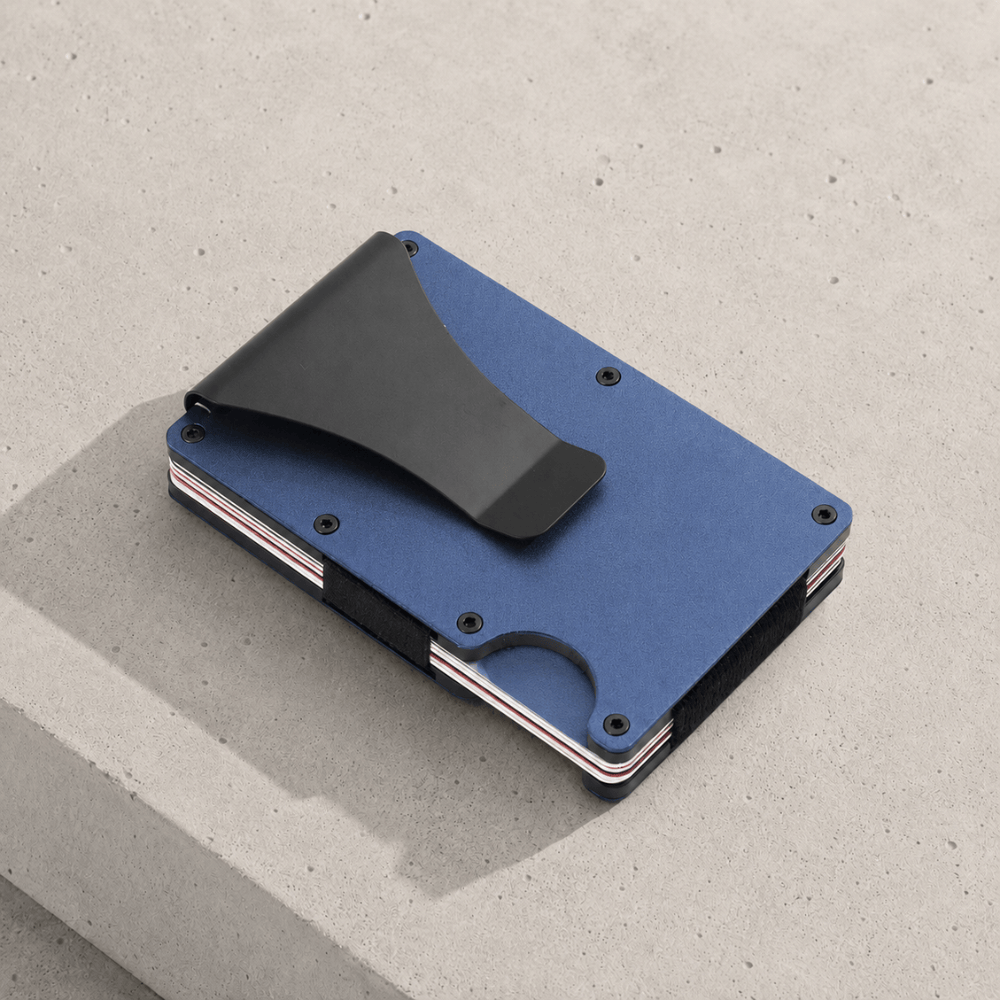 Porte-Cartes Homme Aluminium RFID Pince à Billets