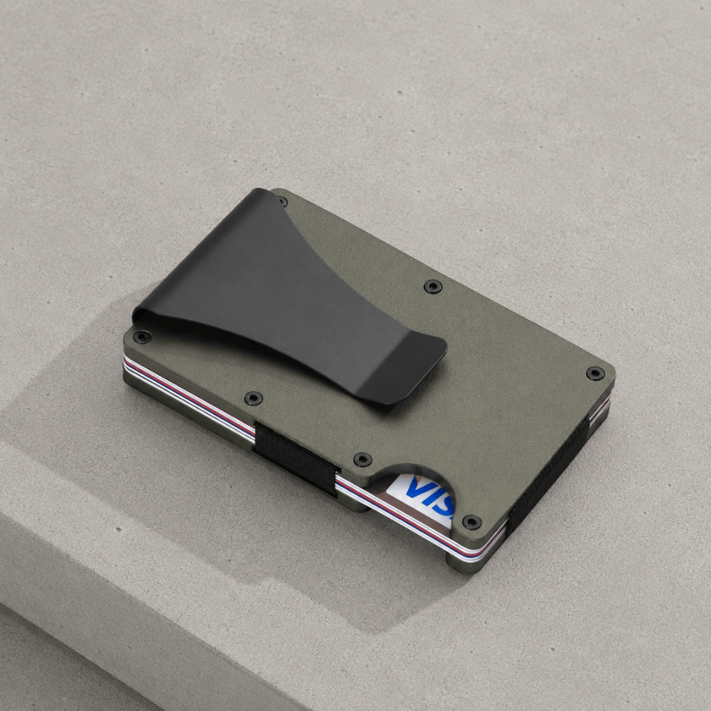 Porte-Cartes Homme Aluminium RFID Pince à Billets
