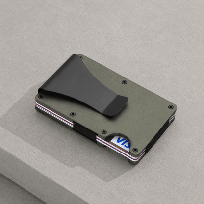 Porte-Cartes Homme Aluminium RFID Pince à Billets