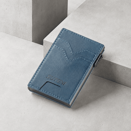 Porte-Cartes Homme Coulissant Pop-Up Slim Compact