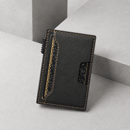 Porte-Cartes Homme Coulissant Pop-Up Slim Compact