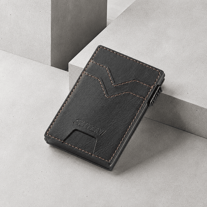 Porte-Cartes Homme Coulissant Pop-Up Slim Compact