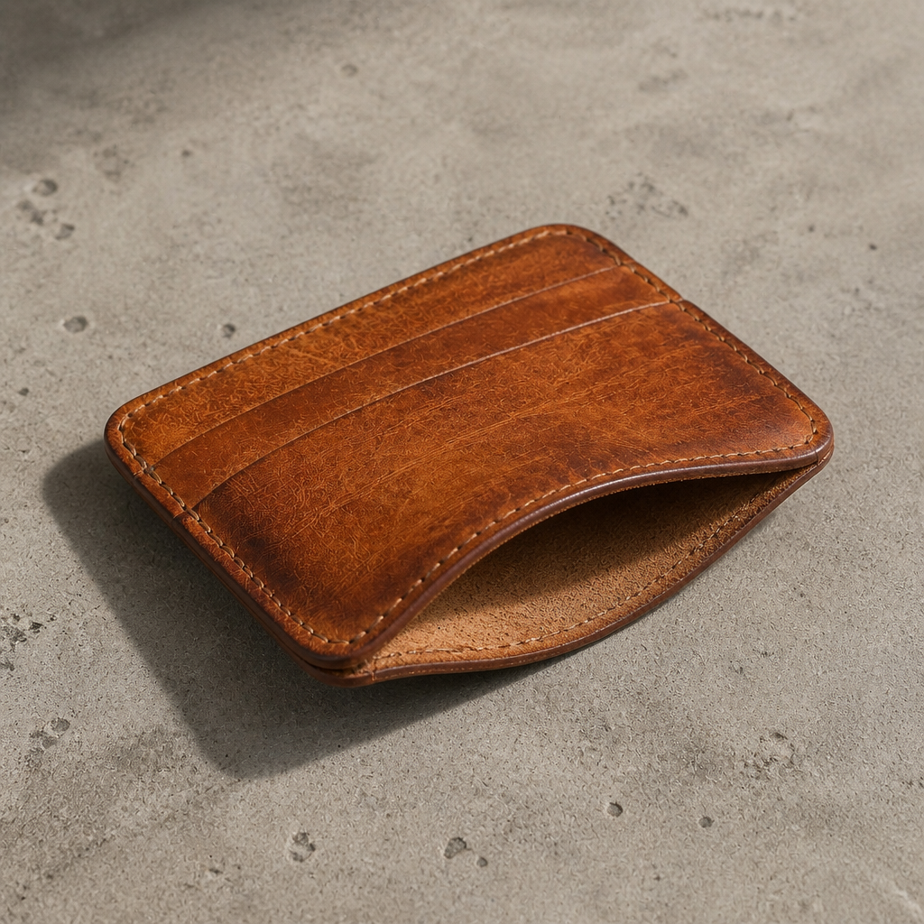 Porte-Cartes Homme Cuir Véritable Personnalisé à Graver