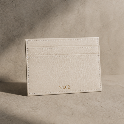 Porte-Cartes Homme Cuir Grainé Personnalisé à Graver