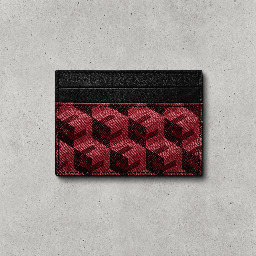 Porte-Cartes Homme Cuir Luxe Slim à Monogramme