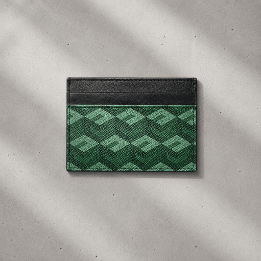 Porte-Cartes Homme Cuir Luxe Slim à Monogramme