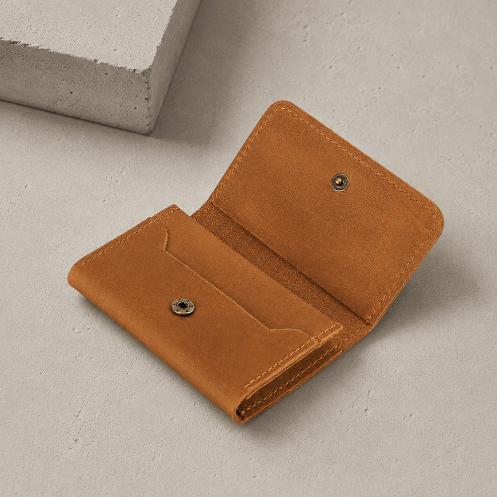 Porte-Cartes et Billets Homme Cuir Véritable Vintage