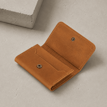 Porte-Cartes et Billets Homme Cuir Véritable Vintage
