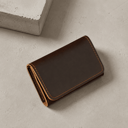 Porte-Cartes et Billets Homme Cuir Véritable Vintage