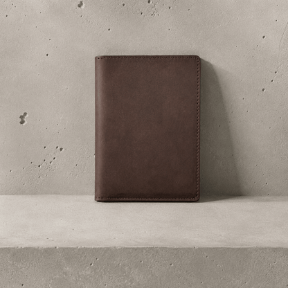 Porte-Cartes Homme Cuir Véritable Voyage Grand Format