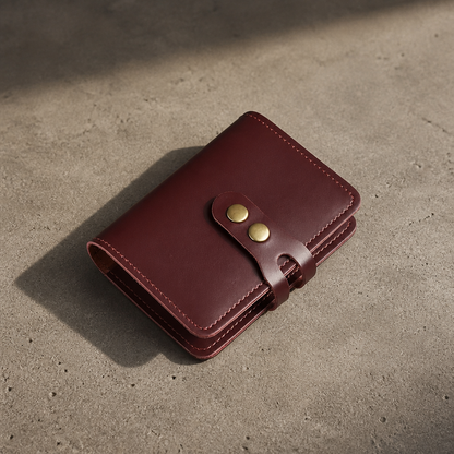 Porte-Cartes Homme Format Classeur à Pochettes