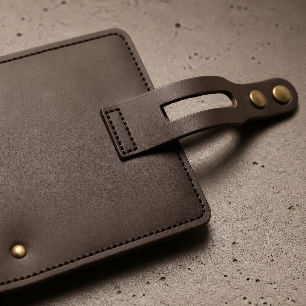 Porte-Cartes Homme Format Classeur à Pochettes