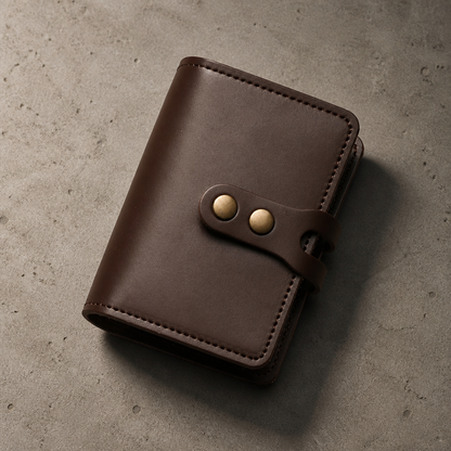 Porte-Cartes Homme Format Classeur à Pochettes