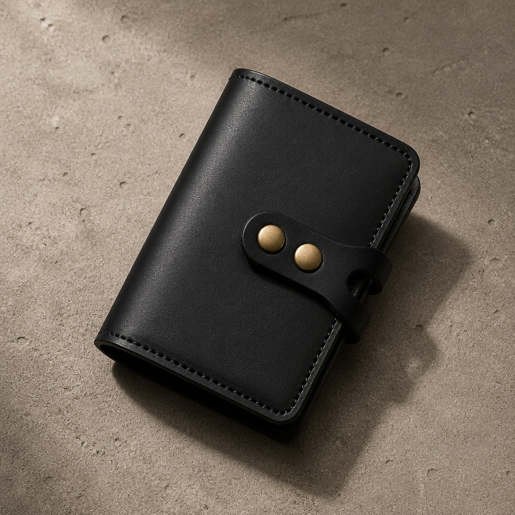 Porte-Cartes Homme Format Classeur à Pochettes