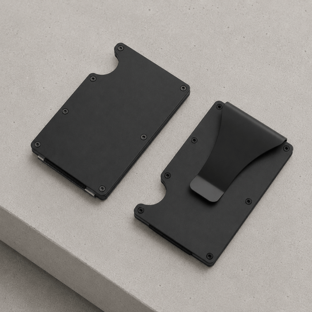 Porte-Cartes Homme Aluminium RFID Pince à Billets