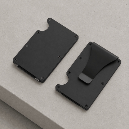 Porte-Cartes Homme Aluminium RFID Pince à Billets