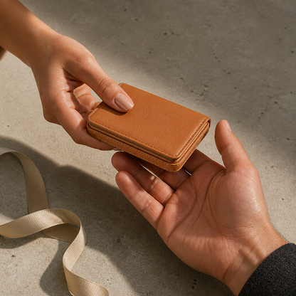 Porte-Cartes Homme Personnalisé Magnétique à Graver