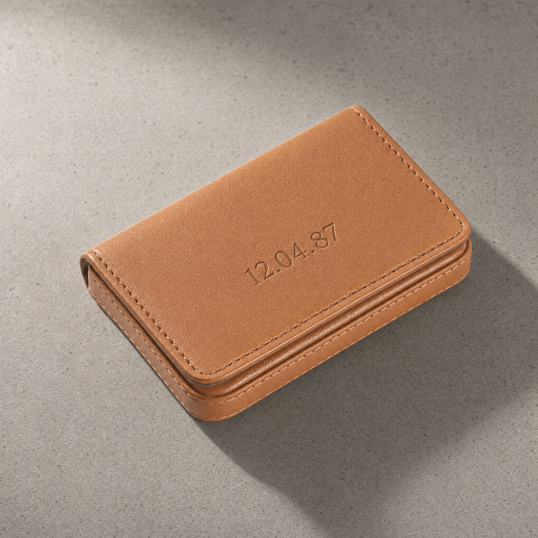 Porte-Cartes Homme Personnalisé Magnétique à Graver