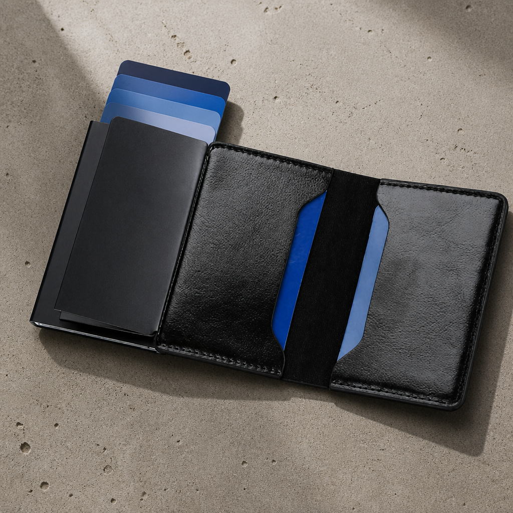 Porte-Cartes Homme RFID Personnalisé à Graver