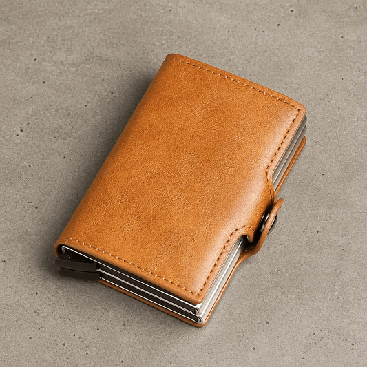 Porte-Cartes Homme Sécurisé RFID Boîtier Aluminium