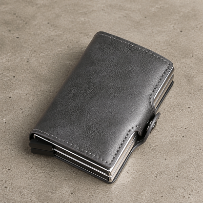 Porte-Cartes Homme Sécurisé RFID Boîtier Aluminium