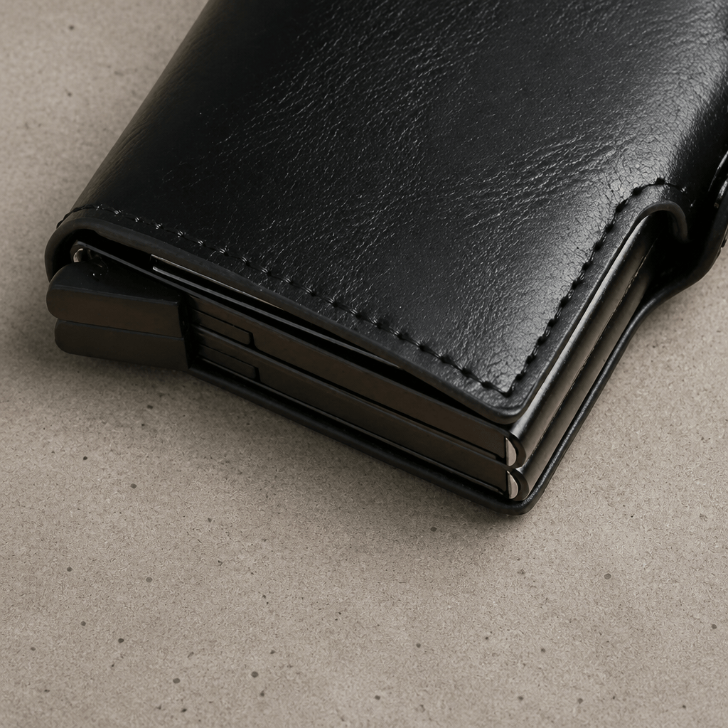 Porte-Cartes Homme Sécurisé RFID Boîtier Aluminium