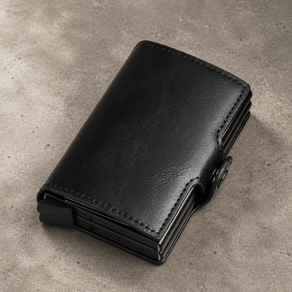 Porte-Cartes Homme Sécurisé RFID Boîtier Aluminium