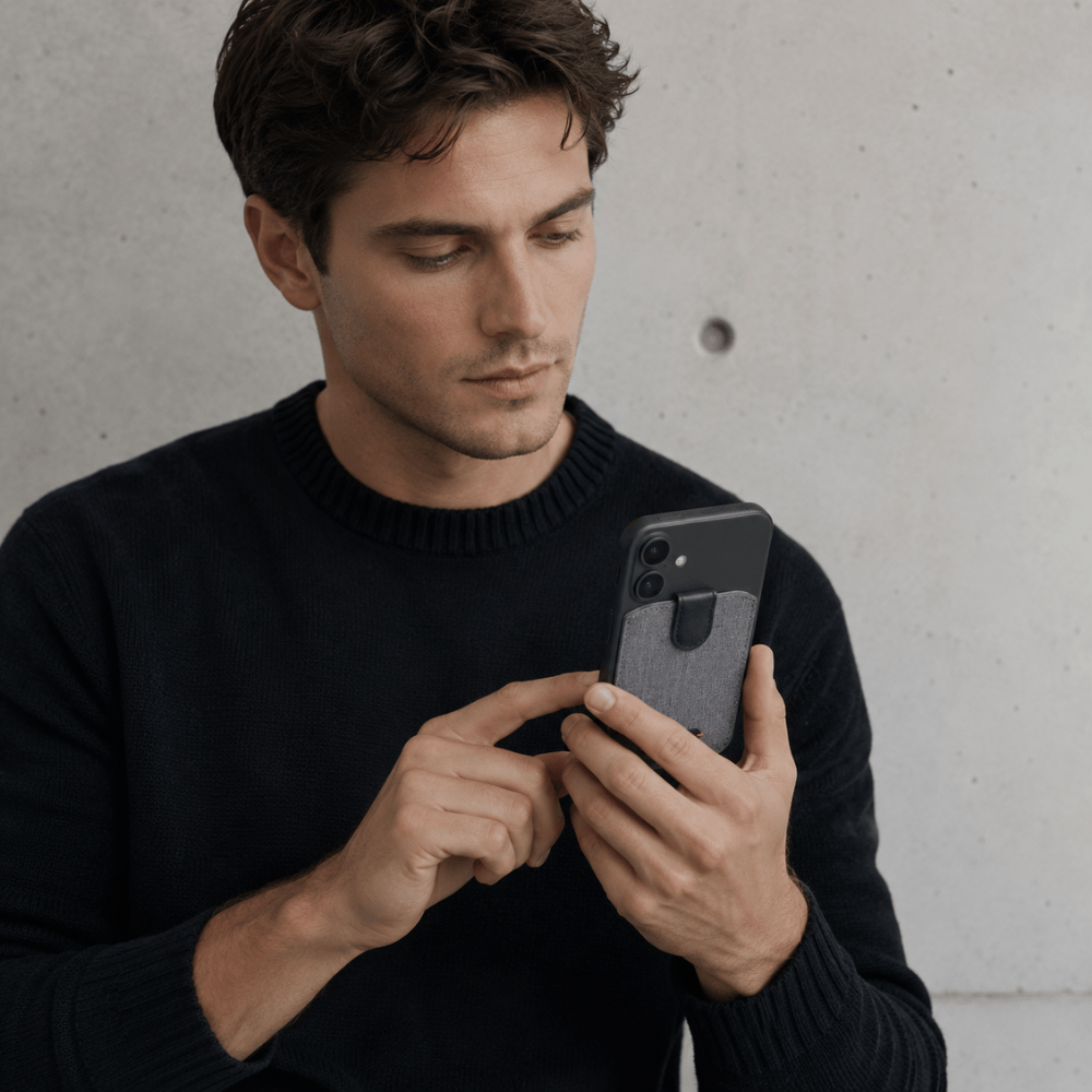Porte-Cartes RFID à Tirette au Dos du Téléphone