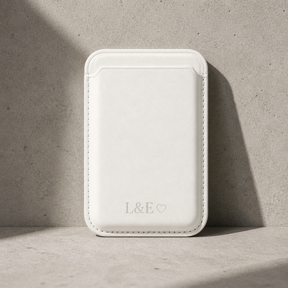 Porte-Cartes MagSafe Homme Personnalisé Gravé