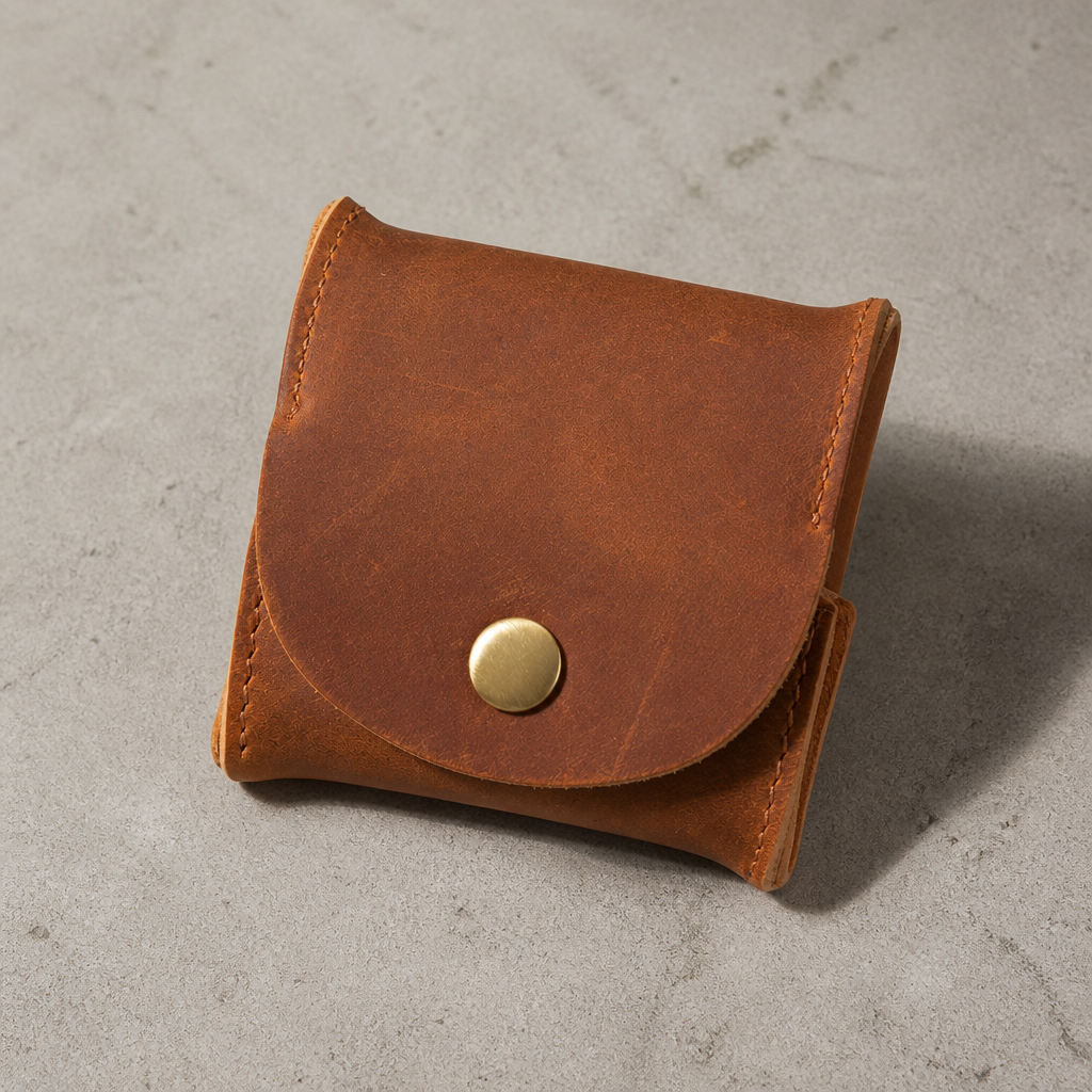 Porte-Monnaie Japonais Homme Cuir à Pièces Compact